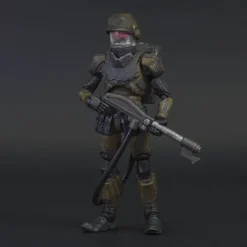 Acid Rain Reaction Figures W1 - Cortex Commander Flame Trooper Marine
