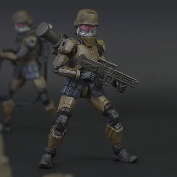 Acid Rain Reaction Figures W1 - Cortex Commander Infantry Marine