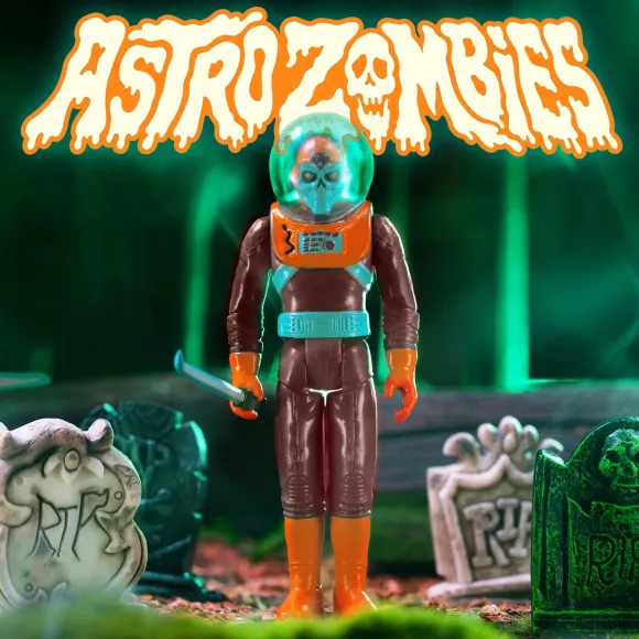 Astro Zombies Reaction Figures Wave 03 - Astro Zombie (Maroon/Orange)