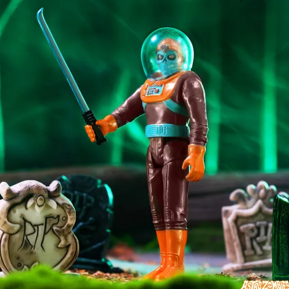 Astro Zombies Reaction Figures Wave 03 - Astro Zombie (Maroon/Orange)
