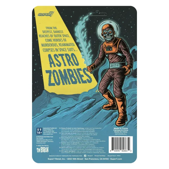 Astro Zombies Reaction Figures Wave 03 - Astro Zombie (Maroon/Orange)