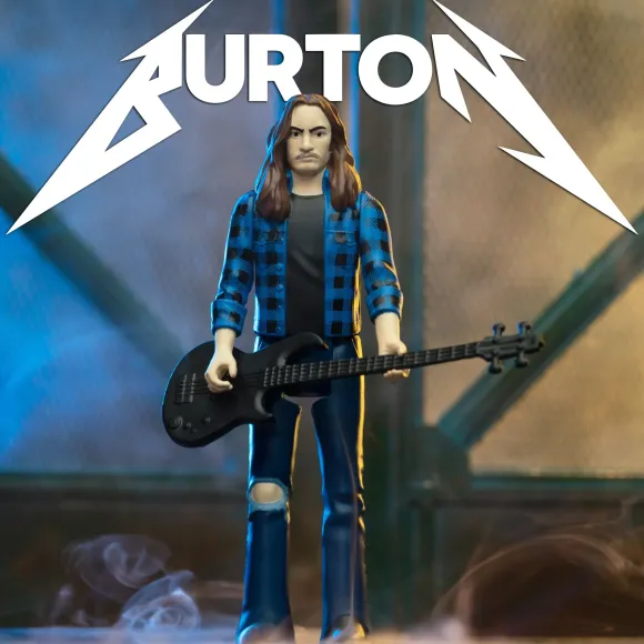 Cliff Burton Reaction Figures - Cliff Burton (Flannel Shirt)