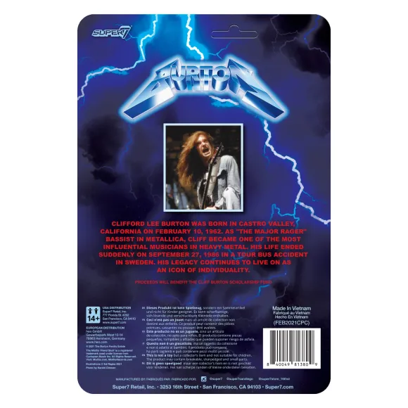 Cliff Burton Reaction Figure