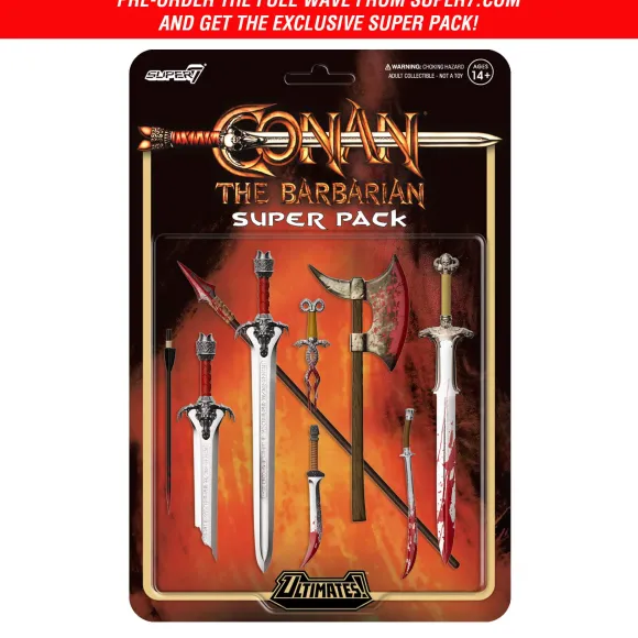Conan The Barbarian Ultimates! Wave 5 - Battle Of The Mounds Set Of 4