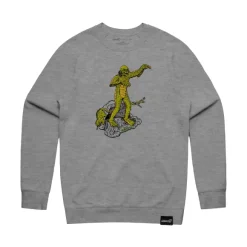 Creature Model Kit Crewneck Heather Gray Fleece