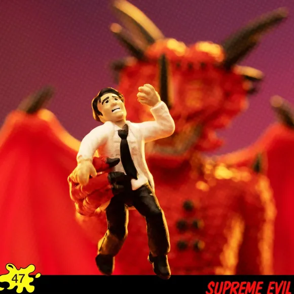 Dinosaurs Attack Reaction Figures Wave 01 - Supreme Evil (Red)