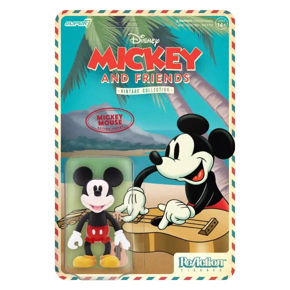Disney Reaction Figures - Vintage Collection Wave 2 Full Set - Hawaiian Holiday (Set Of 4)