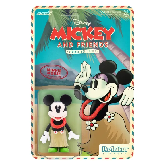 Disney Reaction Figures - Vintage Collection Wave 2 Full Set - Hawaiian Holiday (Set Of 4)