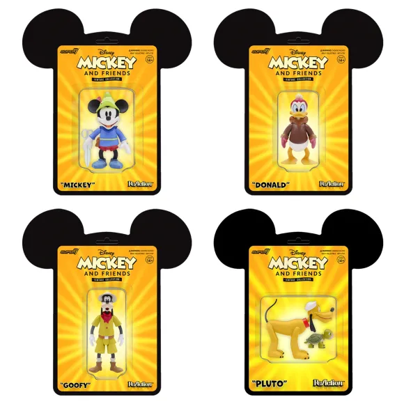 Disney Reaction Figures - Vintage Collection Wave 1 - 4 Figure Set
