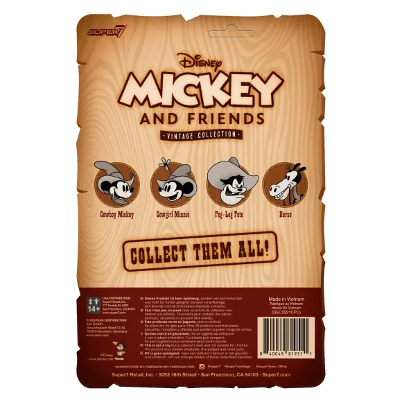 Disney Reaction Figures Wave 3 - Vintage Collection - Cowgirl Minnie