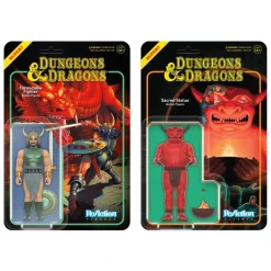 Dungeons And Dragons Reaction Figures Wave 03 - Formidable Fighter & Sacred Statue (Player'S Handbook)