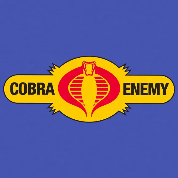 G.I. Joe Cobra Enemy T-Shirt - True Heather Blue