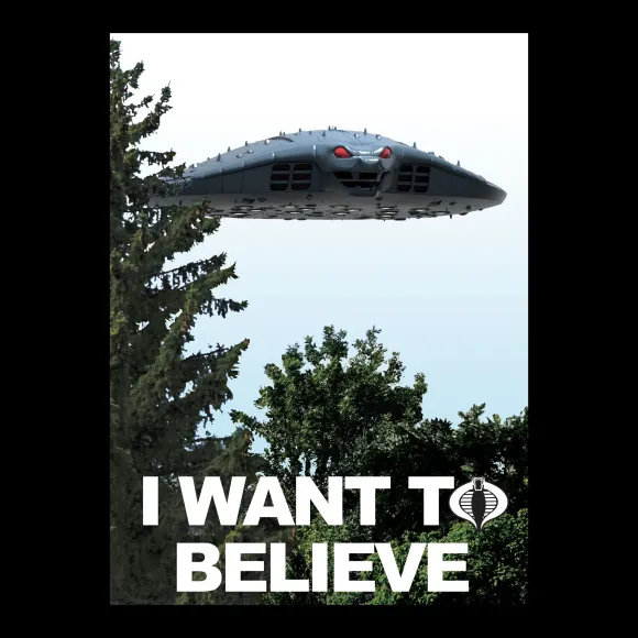 G.I. Joe I Want To Believe Mothership T-Shirt