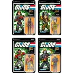 G.I. Joe Reaction Figures Wave 6 - Python Patrol (Set Of 4)