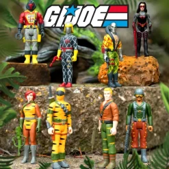 G.I. Joe Reaction Figures Wave 6 - Tiger Force & Python Patrol - Set Of 8