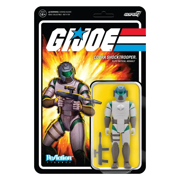 G.I. Joe Reaction Figures Wave 2 - Cobra Shocktrooper (Rifle A)