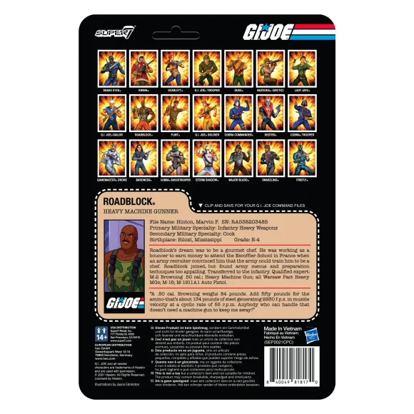 G.I. Joe Reaction Figures Wave 3 - Roadblock