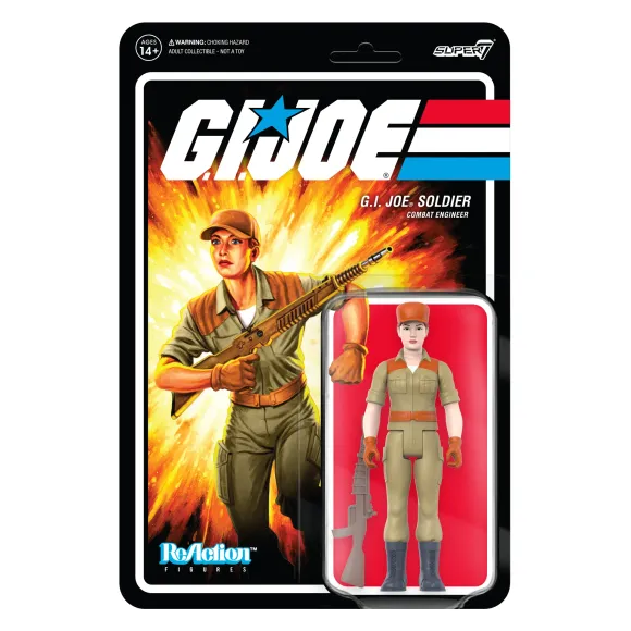 G.I. Joe Reaction Figures Wave 3 - Female Combat Engineer Short Hair (Pink)