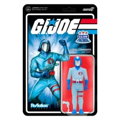 G.I. Joe Reaction Figures Wave 1B - Cobra Commander (Glow Patrol)