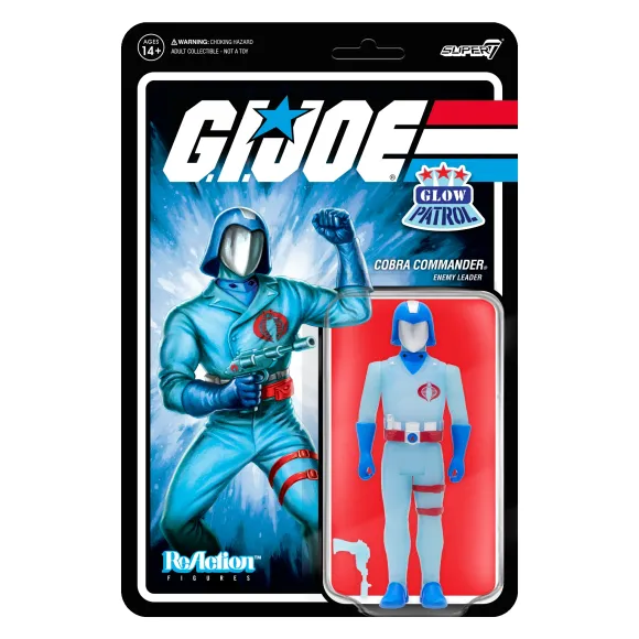 G.I. Joe Reaction Figures Wave 1B - Cobra Commander (Glow Patrol)