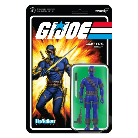 G.I. Joe Reaction Figures Wave 3 - Snake Eyes (Cartoon V2)