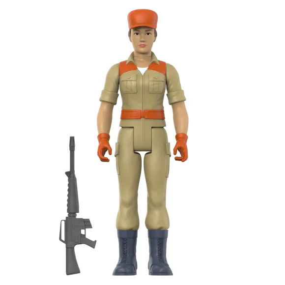 G.I. Joe Reaction Figures Wave 3 - Female Combat Engineer Bun Hair (Tan)
