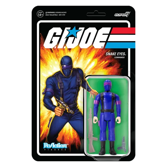 G.I. Joe Reaction Figures Wave 1 - Snake Eyes (Rah)