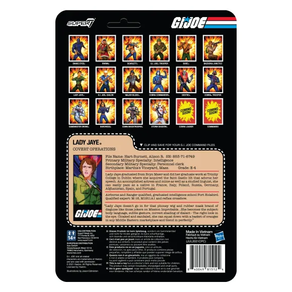 G.I. Joe Reaction Figures Wave 2 - Lady Jaye