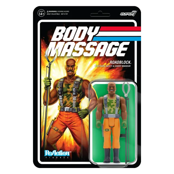 G.I. Joe Reaction Figures Wave 3 - Roadblock Psa