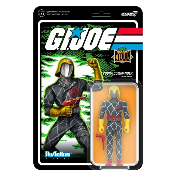 G.I. Joe Reaction Figures Wave 6 - Python Patrol Cobra Commander