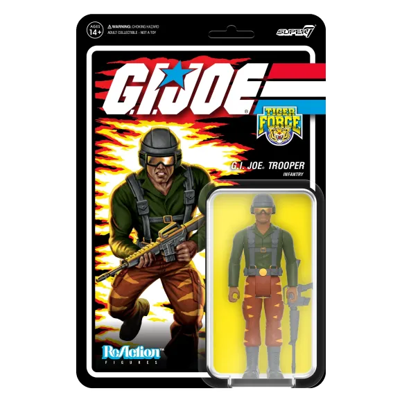 G.I. Joe Reaction Figures Wave 6 - Tiger Force Greenshirt Goggles Down (Brown)