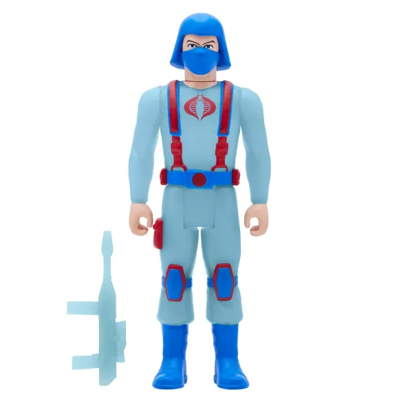 G.I. Joe Reaction Figures Wave 1B - Cobra Trooper Y-Back (Glow Patrol)