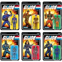 G.I. Joe Reaction Figures Wave 3 - Core Set Of 6