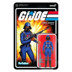 G.I. Joe Reaction Wave 4 - Cobra Female Trooper Short Black Hair (Dk Brown)