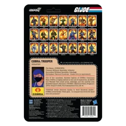 G.I. Joe Reaction Wave 4 - Cobra Female Trooper Short Black Hair (Dk Brown)