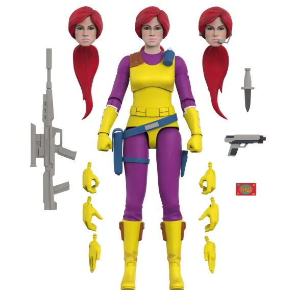 G.I. Joe Ultimates! Wave 06 (Dic) - Scarlett (Purple)