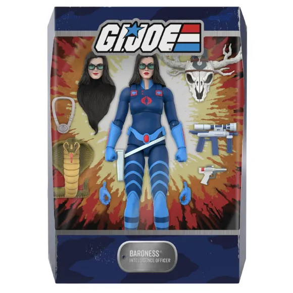 G.I. Joe Ultimates! Wave 06 (Dic) - Baroness (Dark Blue)