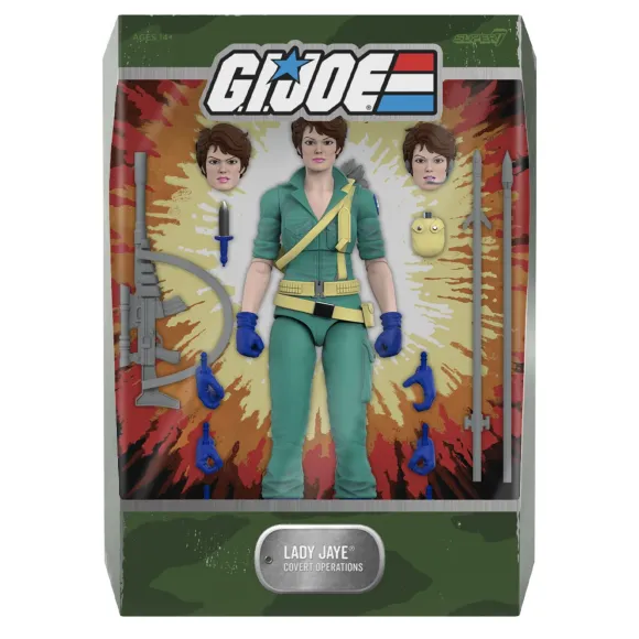 G.I. Joe Ultimates! Wave 06 (Dic) - Lady Jaye (Teal)