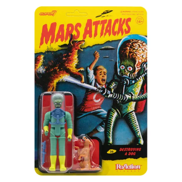 Mars Attacks Reaction Figure - Destroying A Dog