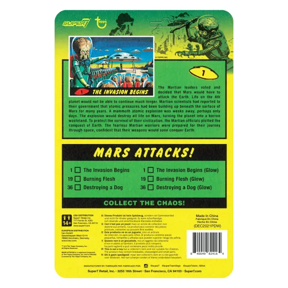 Mars Attacks Reaction Wave 2 - The Invasion Begins (Glow)