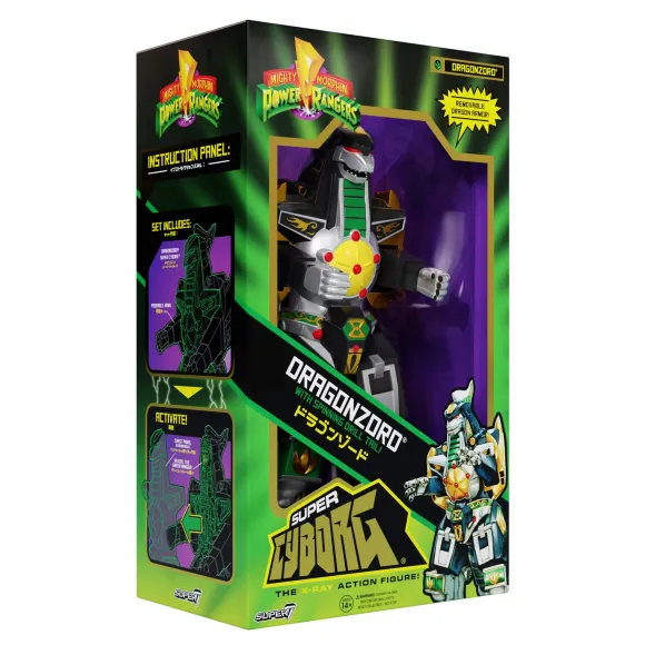 Mighty Morphin Power Rangers Super Cyborg - Dragonzord (Full Color)