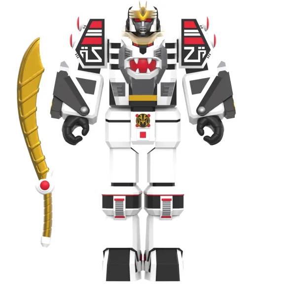 Mighty Morphin Power Rangers Reaction Figure Wave 4 - White Tigerzord (Warrior Mode)