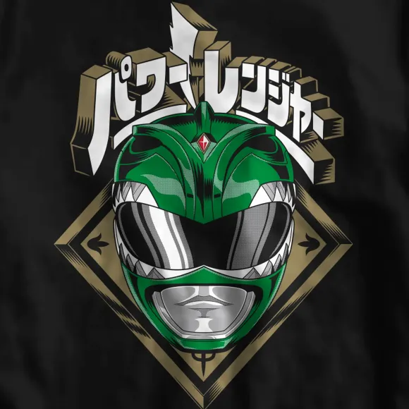 Mighty Morphin Power Rangers Green Ranger Helmet T-Shirt
