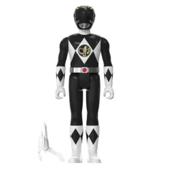 Mighty Morphin Power Rangers Reaction Sdcc 2023 - Black Ranger [Triangle Box] [Sdcc 2023]