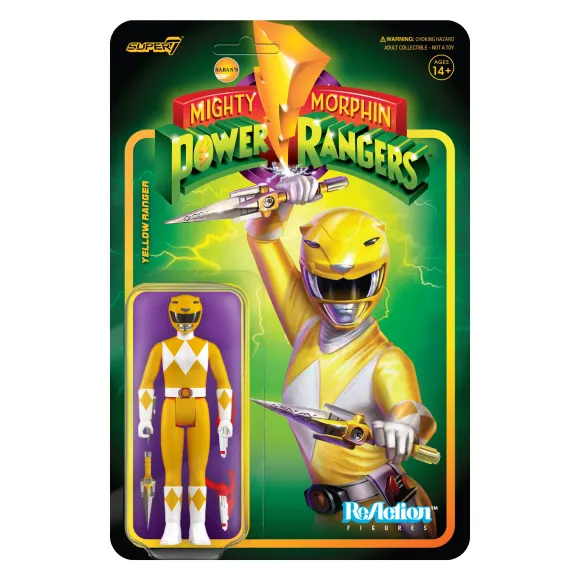 Mighty Morphin Power Rangers Reaction Figure Wave 3 - Yellow Ranger