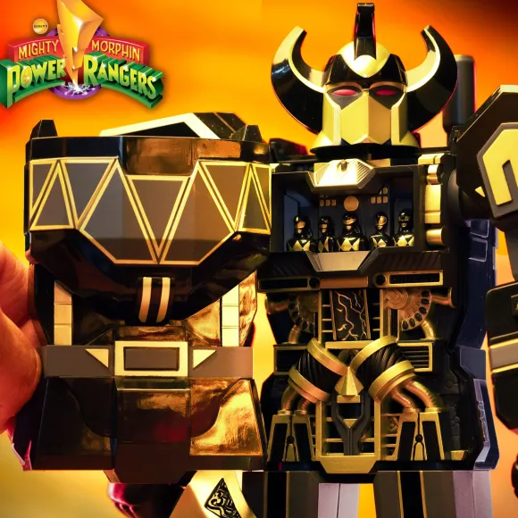 Mighty Morphin Power Rangers Super Cyborg - Megazord (Black / Gold)