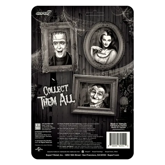 Munsters Reaction Figures Wave 2 - Grandpa (Grayscale)