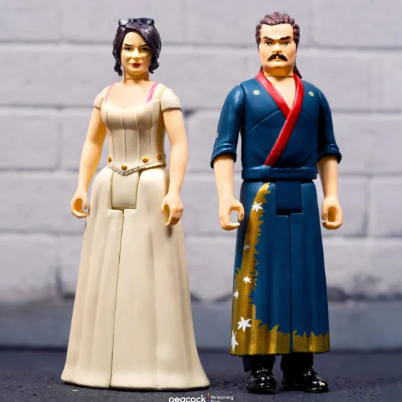 Parks And Recreation Reaction Figures Wave 2 - Ron And Tammy 2 Wedding Night (2-Pack)