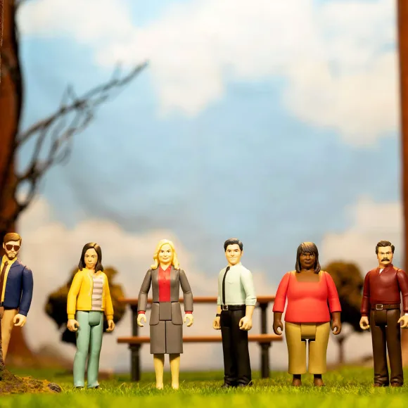 Parks And Recreation Reaction Figures - Wave 1 Set Of 6