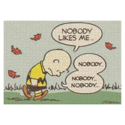 Peanuts Puzzle- Sad Charlie Brown
